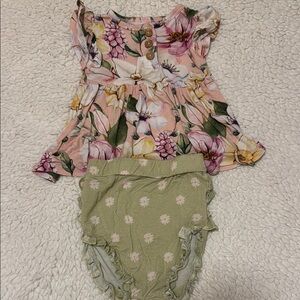 Posh Peanut Floral Two Piece Set